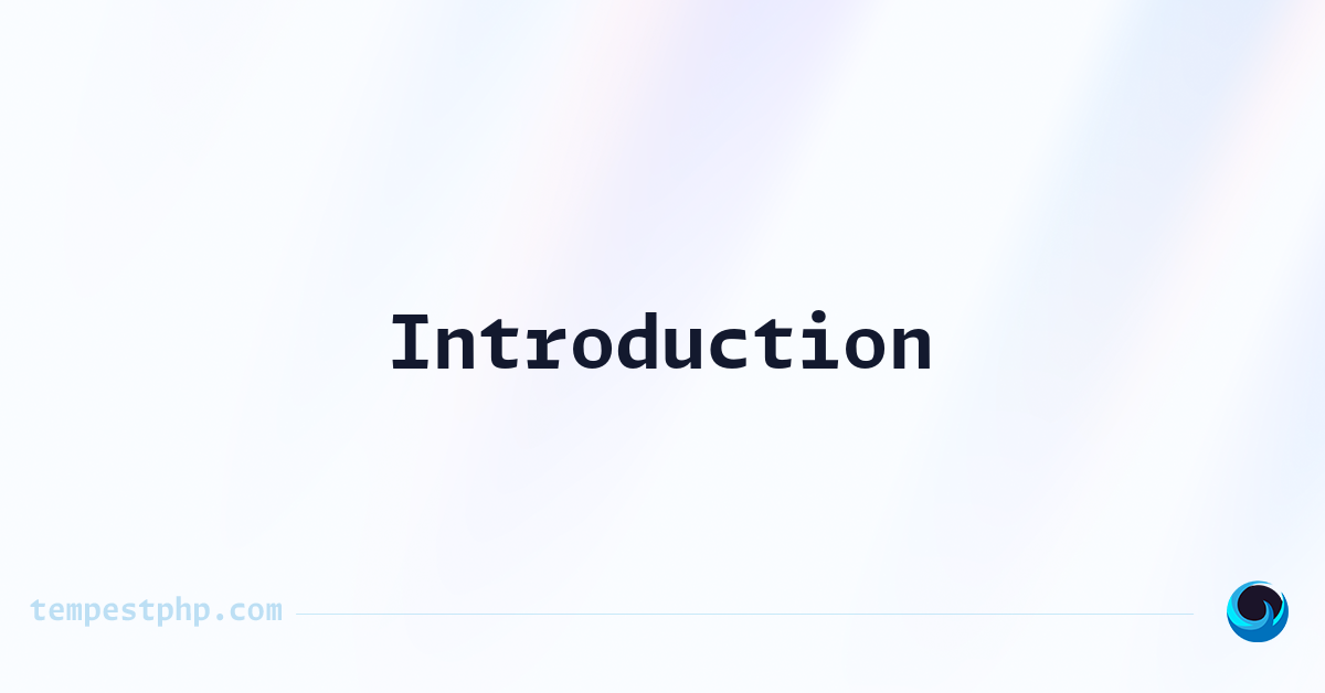 Introduction â Tempest